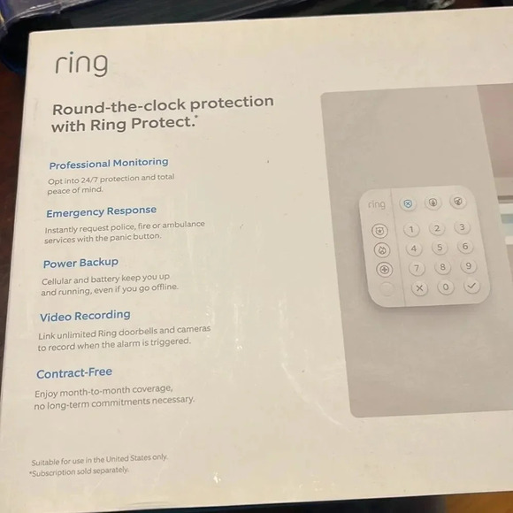 Ring Alarm Home Security Kit (8 pieces) New in the Box - Picture 11 of 11